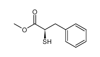(R)-methyl 2-mercapto-3-phenylpropionate Structure