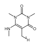 1,3-dimethyl-5-(methyl-d)-6-(methylamino)pyrimidine-2,4(1H,3H)-dione Structure