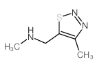 N-methyl-1-(4-methyl-1,2,3-thiadiazol-5-yl)methanamine Structure