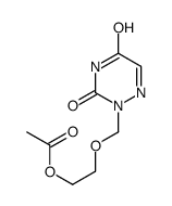 2-[(3,5-dioxo-1,2,4-triazin-2-yl)methoxy]ethyl acetate Structure