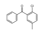 2-chloro-5-methyl-benzophenone Structure