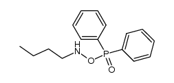 N-butyl-O-diphenylphosphinylhydroxylamine结构式