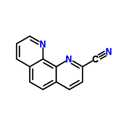 2-Cyano-1,10-phenanthroline Structure