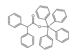 tetraphenylbismuth 2,2-diphenylacetate结构式