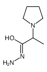 2-(1-pyrrolidinyl)propanohydrazide(SALTDATA: FREE)结构式