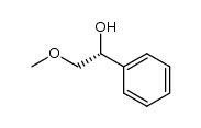 (R)-(-)-2-methoxy-1-phenylethanol Structure