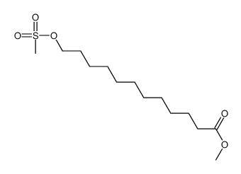 methyl 12-methylsulfonyloxydodecanoate结构式