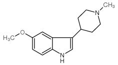 5-METHOXY-3-(1-METHYL-4-PIPERIDINYL)INDOLE Structure