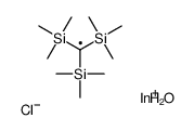 chloro-[tris(trimethylsilyl)methyl]indium,hydrate Structure