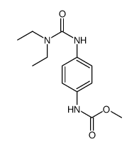 methyl N-[4-(diethylcarbamoylamino)phenyl]carbamate Structure