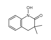 1-hydroxy-3,3-dimethyl-1,2,3,4-tetrahydroquinoline-2(1H)-one结构式