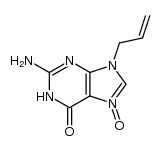 9-(2-propenyl)guanine 7-oxide结构式