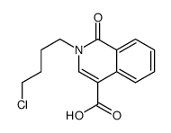 2-(4-chlorobutyl)-1-oxoisoquinoline-4-carboxylic acid Structure