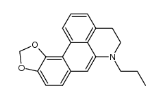 6a,7-dehydro-N-(n-propyl)noraporphine结构式