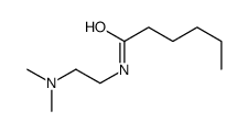 N-[2-(dimethylamino)ethyl]hexanamide结构式