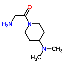2-Amino-1-[4-(dimethylamino)-1-piperidinyl]ethanone Structure