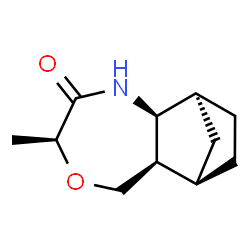 6,9-Methano-4,1-benzoxazepin-2(3H)-one,octahydro-3-methyl-,(3-alpha-,5a-bta-,6-bta-,9-bta-,9a-bta-)-(9CI)结构式