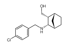 N-(4-Chlorbenzyl)-3-(hydroxymethyl)norbornyl-2-amin结构式