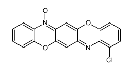1-chloro-7-oxido-[1,4]benzoxazino[2,3-b]phenoxazin-7-ium Structure