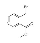 methyl 4-(bromomethyl)pyridine-3-carboxylate结构式