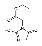 ethyl 2-(2,5-dioxoimidazolidin-1-yl)acetate结构式