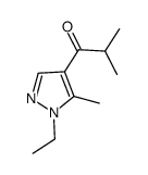 1-(1-ethyl-5-methyl-1H-pyrazol-4-yl)-2-methylpropan-1-one Structure
