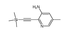 5-methyl-2-trimethylsilanylethynyl-pyridin-3-ylamine Structure