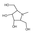 (2R,3R,4R,5R)-2,5-bis(hydroxymethyl)-1-methylpyrrolidine-3,4-diol Structure