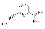 6-cyanopyridine-2-carboximidamide,hydrochloride Structure