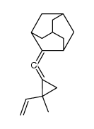 2-((2-methyl-2-vinylcyclopropylidene)methylene)adamantane结构式