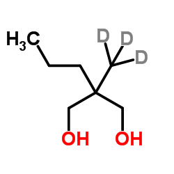 2-(2H3)Methyl-2-propyl-1,3-propanediol结构式