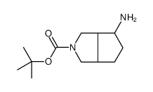 4-AMINO-HEXAHYDRO-CYCLOPENTA[C]PYRROLE-2-CARBOXYLIC ACID TERT-BUTYL ESTER structure