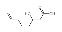 3-hydroxy-7-octenoic acid structure