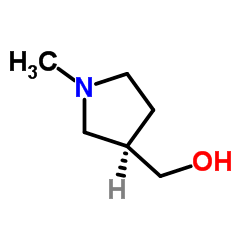 (R)-(1-甲基吡咯烷-3-基)甲醇结构式