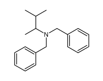 N,N-dibenzyl-3-methylbutan-2-amine Structure