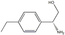 (2R)-2-AMINO-2-(4-ETHYLPHENYL)ETHAN-1-OL结构式