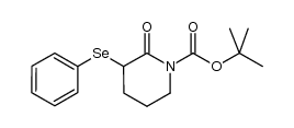 tert-butyl 2-oxo-3-(phenylselanyl)piperidine-1-carboxylate Structure