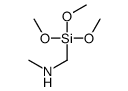 N-Methyl-1-(triMethoxysilyl)Methanamine Structure