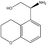 (2S)-2-AMINO-2-CHROMAN-5-YLETHAN-1-OL结构式