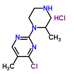 4-Chloro-5-methyl-2-(2-methyl-piperazin-1-yl)-pyrimidine hydrochloride picture