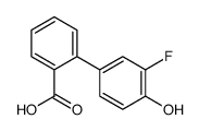 2-(3-fluoro-4-hydroxyphenyl)benzoic acid Structure