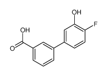 3-(4-fluoro-3-hydroxyphenyl)benzoic acid结构式