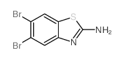 5,6-Dibromobenzo[d]thiazol-2-amine Structure
