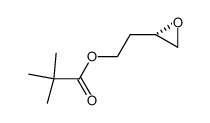 (3S)-2',2'-dimethyl-propionic acid 2-oxiranyl-ethyl ester结构式