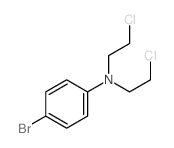 Benzenamine,4-bromo-N,N-bis(2-chloroethyl)- structure