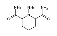 1-amino-piperidine-2,6-dicarboxylic acid diamide Structure