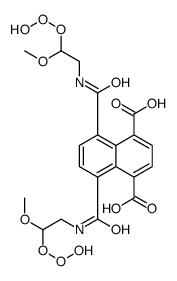 N,N'-bis(2-hydroxyperoxy-2-methoxyethyl)-1,4,5,8-naphthalenetetracarboxylic diimide结构式