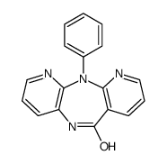 11-phenyl-5H-dipyrido[2,3-b:2',3'-f][1,4]diazepin-6-one Structure