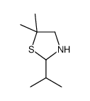 5,5-Dimethyl-2-Isopropylthiazolidine结构式