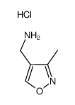 (3-Methylisoxazol-4-Yl)Methanamine Hydrochloride结构式